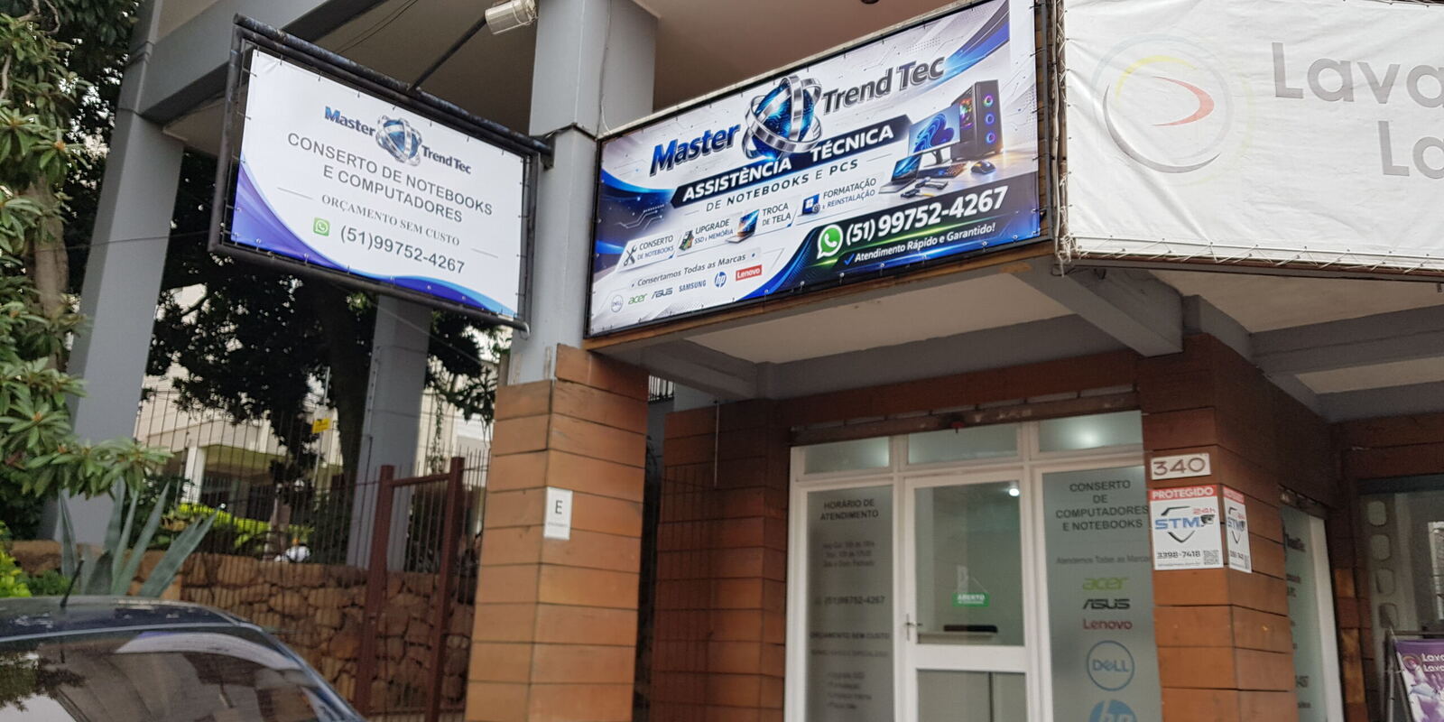 Frente da Loja MasterTrend Tec